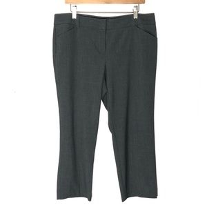 New York & Company Stretch Capri Gray Size 12